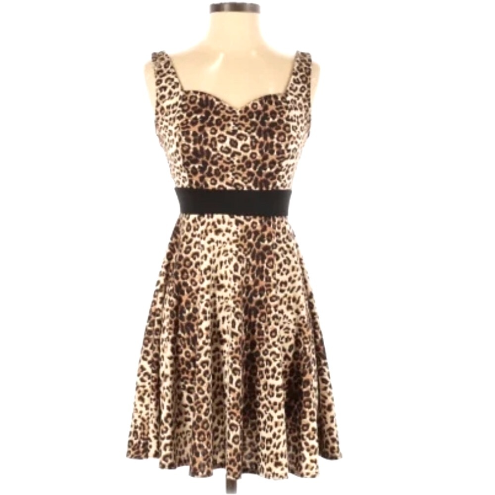 Soprano Animal Print Casual Dress Size S ❤️